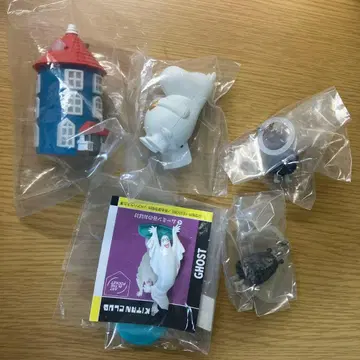 가챠가챠 무민의 집. 무민. 스틴키 세트
