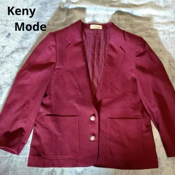 Keny mode 버건디 테일러드 자켓 일본제 울 100%