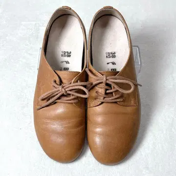 [새상품급] BIRKENSTOCK 소른더스 38 24.5 카멜 가죽