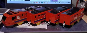 프라레일 01 빨간색 4량 세트 프라레일 박람회 한정 상품