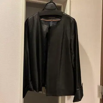 블랙 가죽 자켓