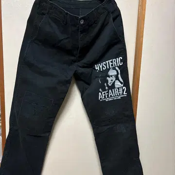 HYSTERIC GLAMOUR 블랙 팬츠 M 사이즈