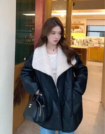 무스탕 자켓 리버서블 big 옷깃