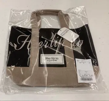 herlipto 미니 토트 블랙