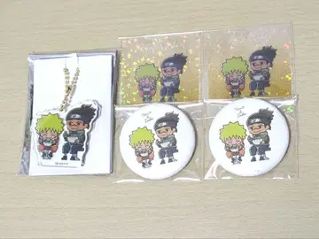 NARUTO 유루스타 mini 키링 캔뱃지 나루토 & 돌고래