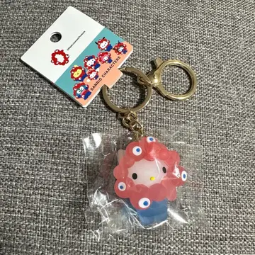 산리오 미야쿠미야쿠 콜라보 클리어 키링 키티