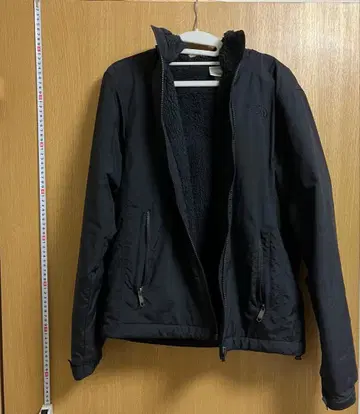 THE NORTH FACE 블랙 후드 부착 자켓