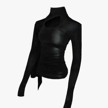 S asymmetric drape tops