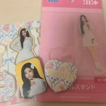 ILLIT 아이릿 원희 아크릴 스탠드 애니마이 복권 캔뱃지