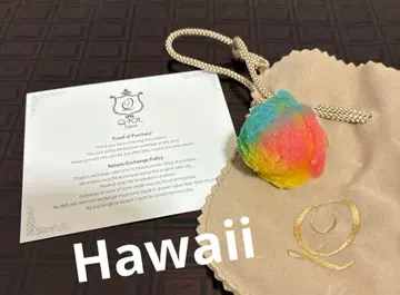 Q-pot 아이스 반지 새상품급 하와이 한정품 레인보우