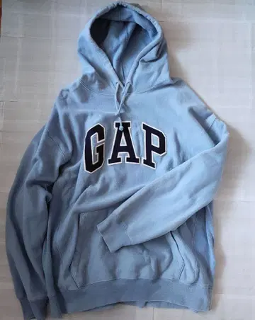 GAP 후드 부착 후드티 라이트 블루