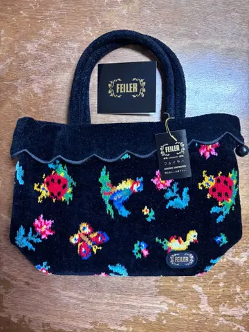 FEILER 하이디 꽃무늬 자수 핸드백