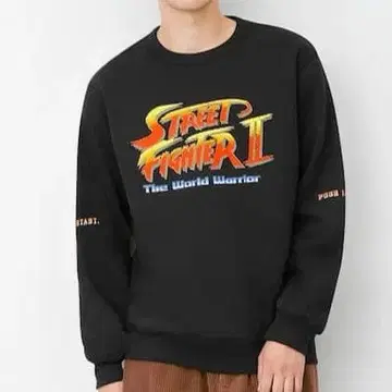 [ XXL 사이즈 ] 스트리트 파이터 II 맨투맨 GU 스트투