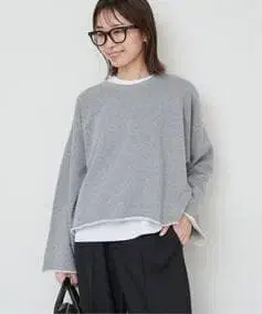 SLOBE IENA 크롭 맨투맨