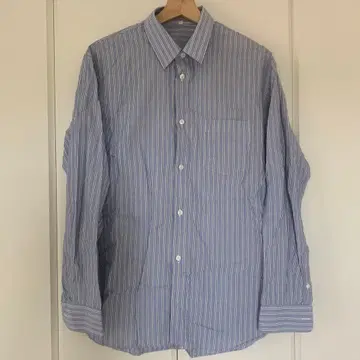 muji labo 스트라이프 긴팔 셔츠