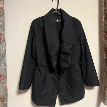 JIL SANDER 블랙 나일론 코트 블루종