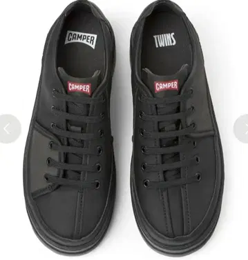 최저가! [미사용] CAMPER 캠퍼 TWINS 가죽 스니커즈