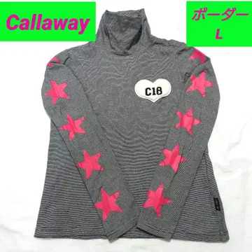 Callaway 여성용 골프웨어 모크넥 L 보더