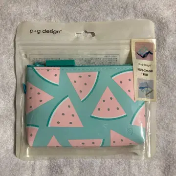 피지 디자인 실리콘 파우치 수박