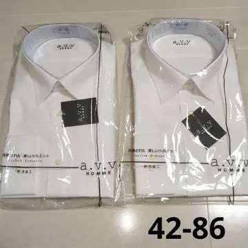 a.v.v 남성용 긴팔 와이셔츠 2종 형태 안정 가공 방오 가공