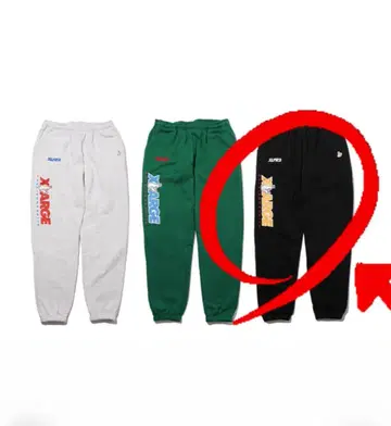 [ 무료배송 ] FR2 x X-LARGE 스웨트 팬츠 M