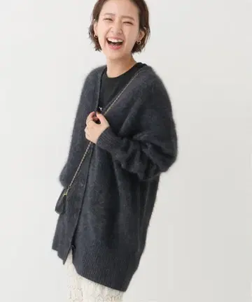 spick&span FURKNIT 와이드V 가디건