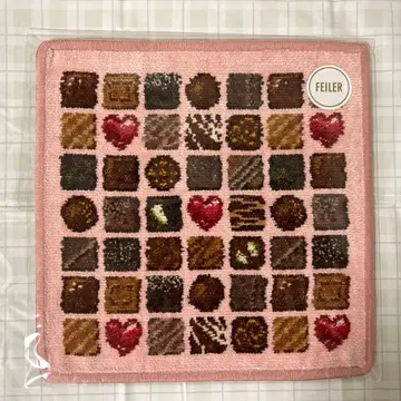 페일러 코프레도쇼콜라 손수건 (WEB 한정판) 핑크 FEILER