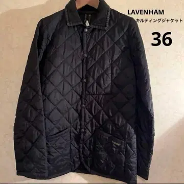 LAVENHAM 퀼팅 자켓 36 블랙