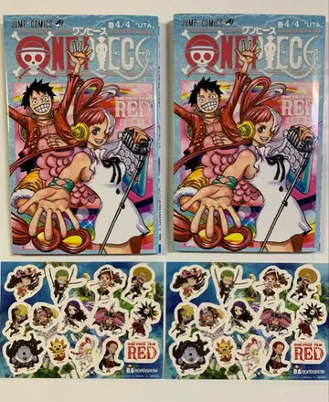 원피스 ONE PIECE 4/4 UTA & 스티커 세트