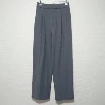 유니클로 턱 와이드 팬츠 긴 길이