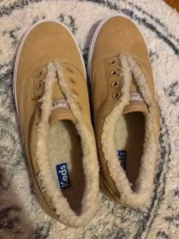 Keds 베이지 스웨이드 보아 스니커즈