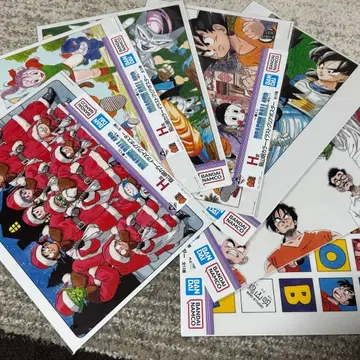 제일복권 드래곤볼 H상 클리어 포스터 7종