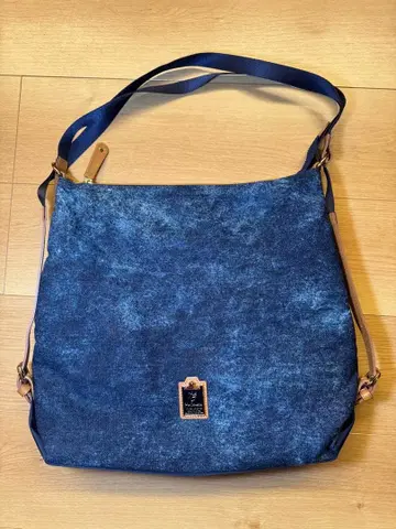 Her Schedule 미성 데님 A4 사이즈 토트 백팩