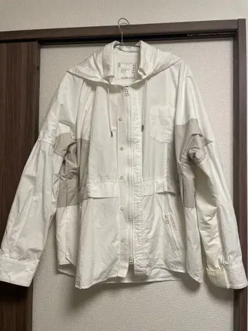 sacai 21ss 셔츠 자켓 후디 후드티 화이트
