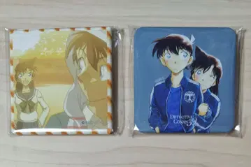 명탐정 코난 코난랜드 메모리얼 캔뱃지 한국 코난전 신이치&란