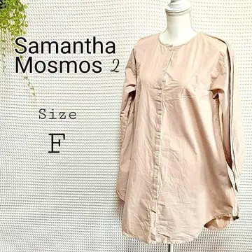 Samantha Mosmos 긴팔 셔츠 F 사이즈 핑크 베이지
