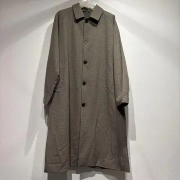 스텐카라 코트 체크 무늬 남성용 M