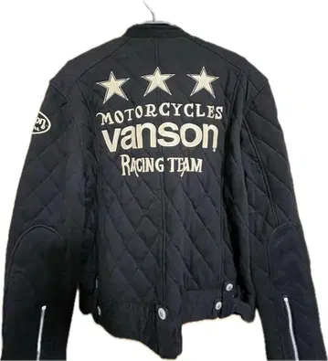 Vanson 퀼팅 자켓