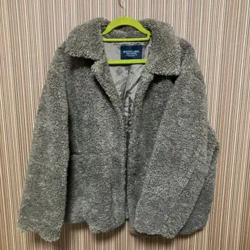 SONNYLABEL 그레이 브라운 보아 자켓