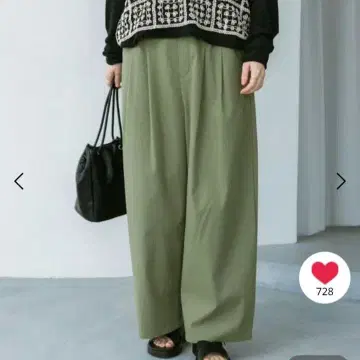 [ 새상품급 ] 스튜디오 클립 깔끔한 와이드 팬츠 LL~4L 플러스 프리