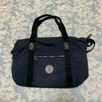 네이비 나일론 숄더백