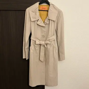 sunauna 베이지 트렌치코트