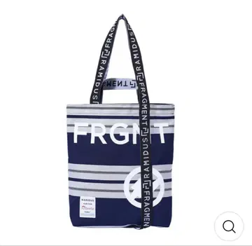 [ 미사용 새상품 ] RAMIDUS FRAGMENT 토트백 그레이/네이비