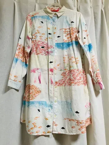 graniph 그라니프 스위미 셔츠 원피스 그림책