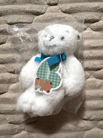 미개봉 새상품 familiar 마스코트 베어 녹색 그린 택 포함