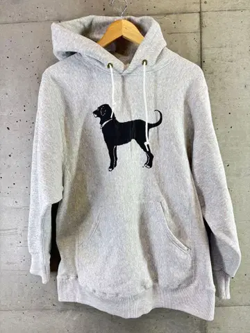 USA The Black Dog 후드 맨투맨 L 트레이닝복 Aiko