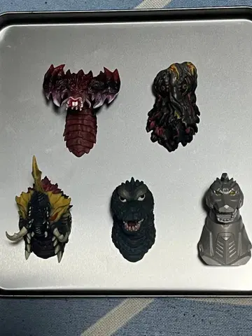 고질라 몬스터 마그넷 5체 세트