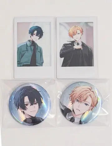 마호야쿠 시노 히스클리프 ZOZO 폴라로이드 캔뱃지 세트