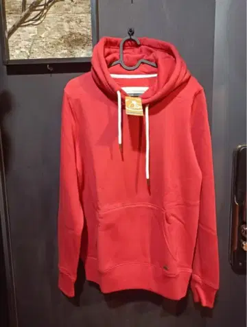 심플한 레드 후드티 M 사이즈