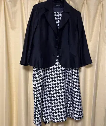 [원피스 정장 세트] 하운드 투스 패턴 15호